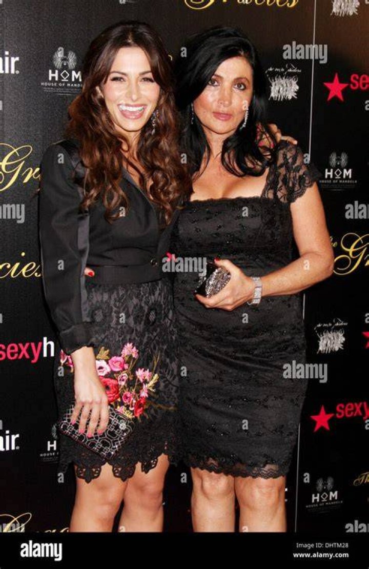 Sarah Shahi and her mother The 37th Annual Gracie Awards Gala at