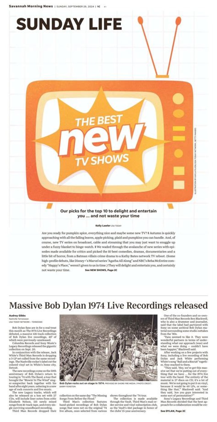 Savannah Morning News Front Page, June 10, 2013