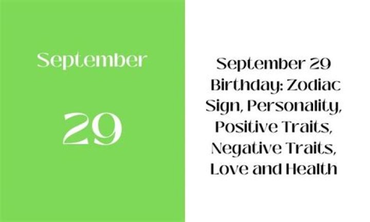 September 29 Zodiac Sign Personality