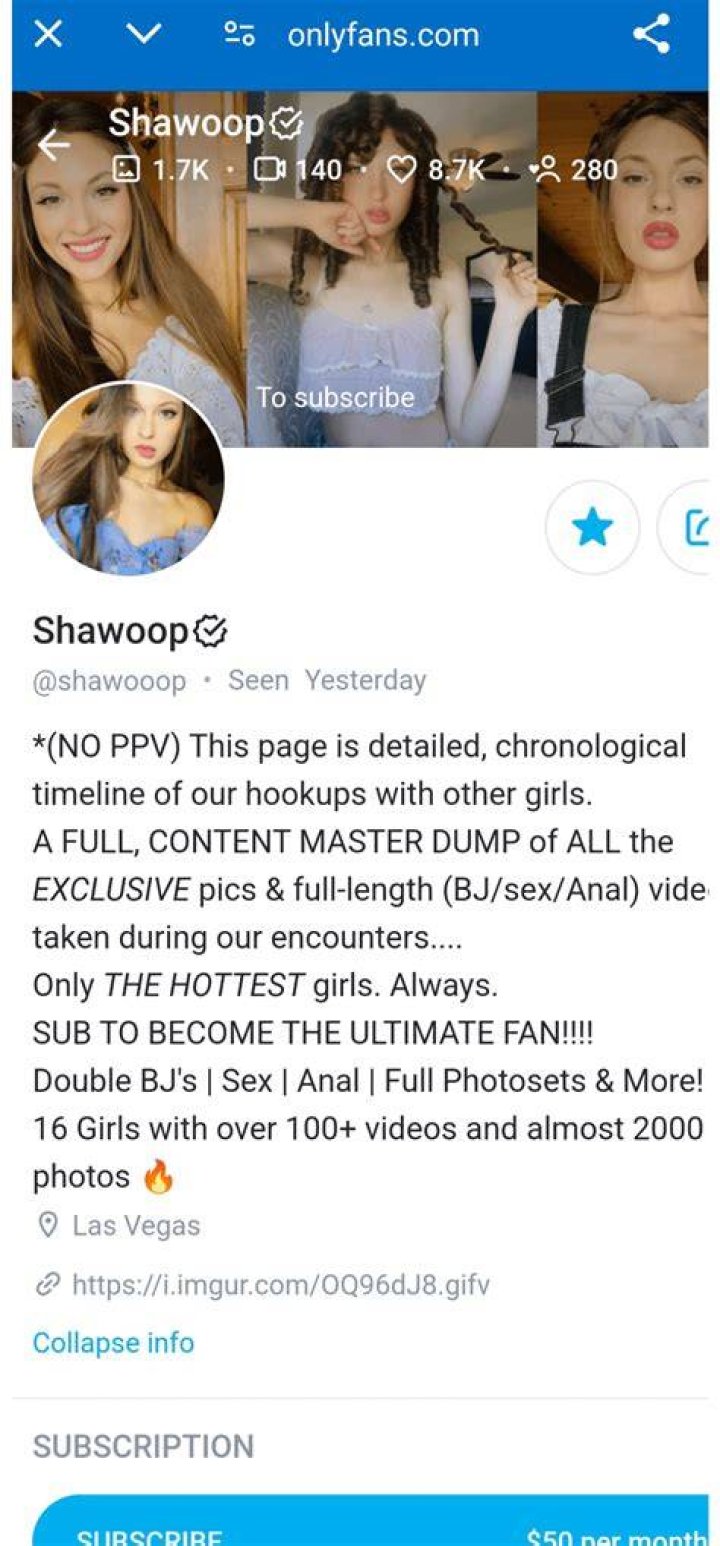 Shawoop shawooop OnlyFans