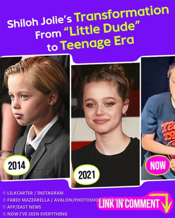 Shiloh JoliePitt&rsquo;s 2021 transformation from tomboy to teen supreme