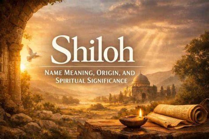 Shiloh This Biblical Name Means Christian Names Sticker