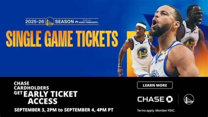 Single Game Warriors Tickets Go on Sale NBC Bay Area