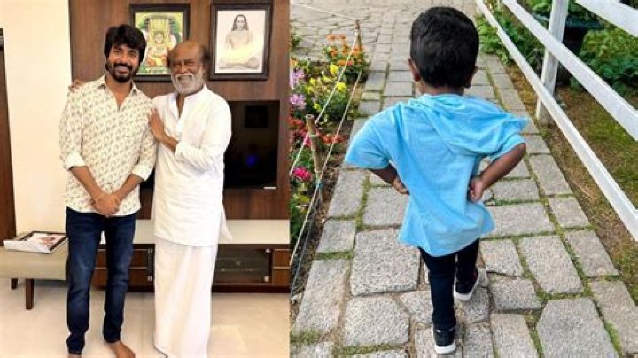 Sivakarthikeyan Shares His Son's New Instagram PIC With Rajinikanth