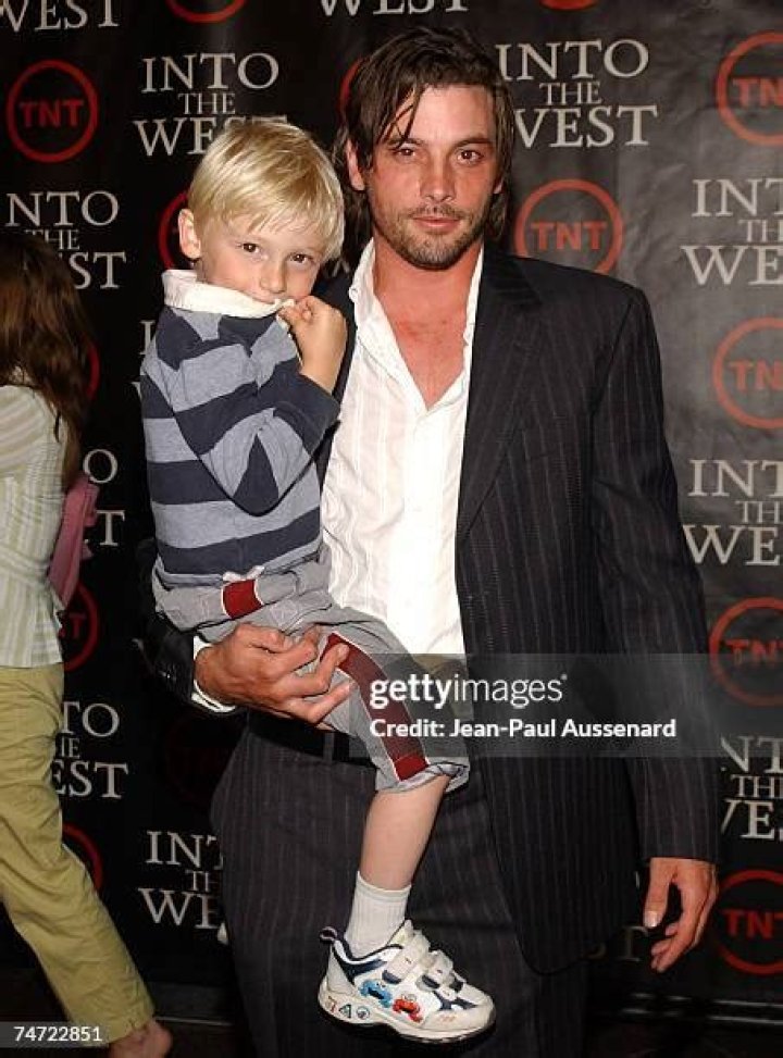 Skeet Ulrich and Son Jacob at the West Coast Premiere of "Into The West