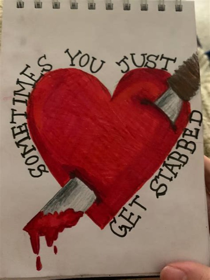 Sometimes you just get stabbed by talkingangela73 on DeviantArt