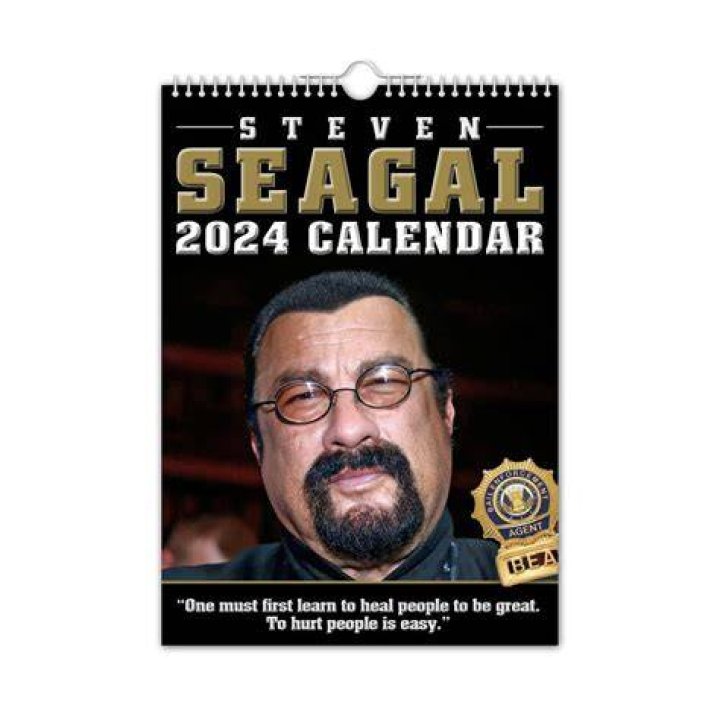 Steven Seagal 2024 Wall Calendar The Calendar King