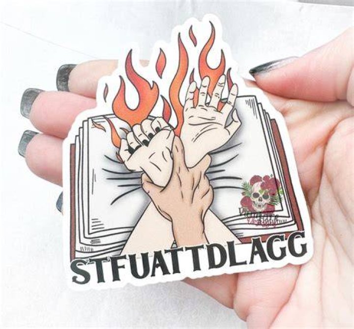 STFUATTDLAGG Book Smut Sticker Smut Reader Romance Books Etsy