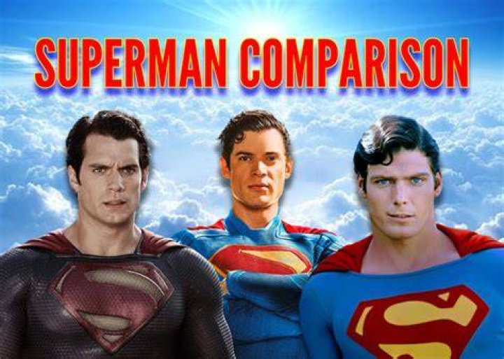 Superman! Comparison of Christopher Reeve/Henry Cavill...the similarity