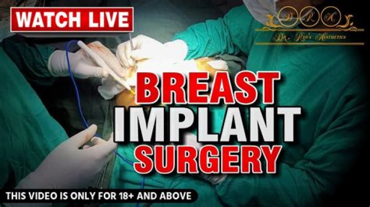 Surgeons fit a breast implant into back of patient's scalp in bid to