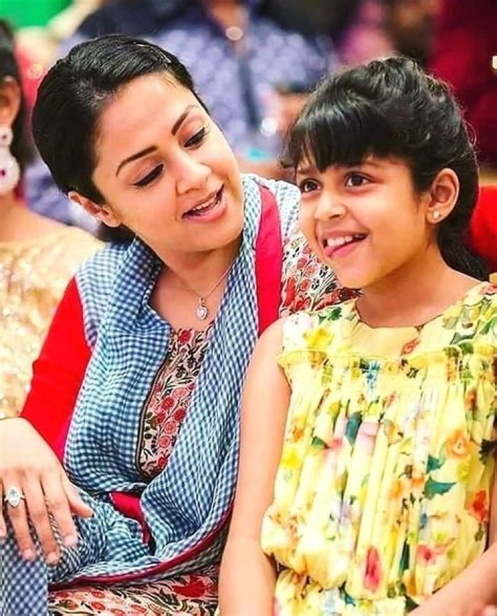Surya Jyothika Daughter And Son Photos