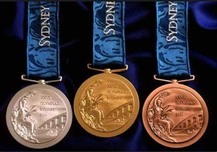 Sydney 2000 Olympic Medals Set Gold/Silver/Bronze with Silk Etsy