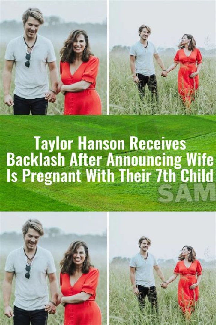 Taylor Hanson Receives Backlash After Announcing Wife Is Pregnant With