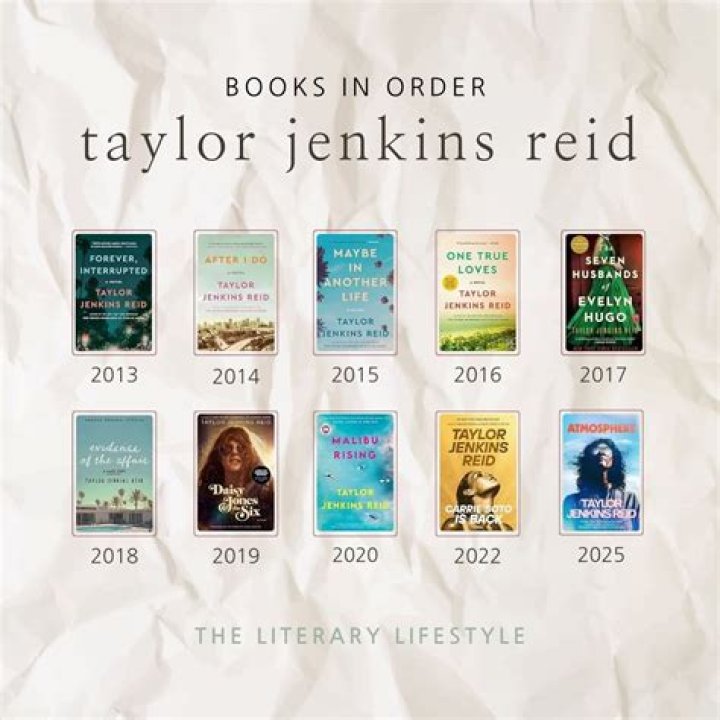Taylor Jenkins Reid Books in Order The Ultimate Guide to Her Popular