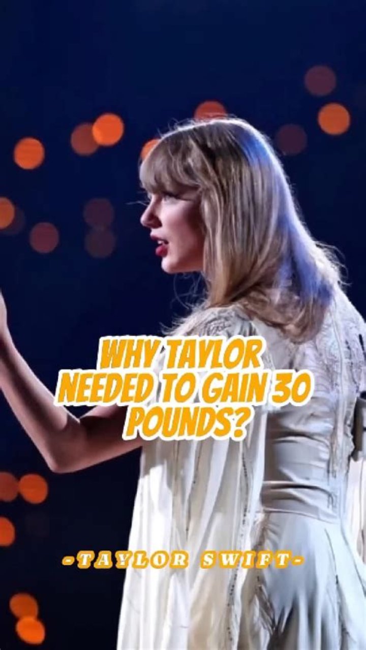 Taylor swift needs to gain weight