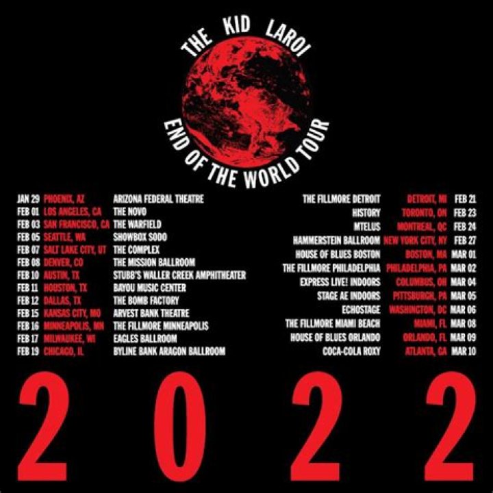 The Kid LAROI End Of The World Tour 2022 Presale Code (Artist