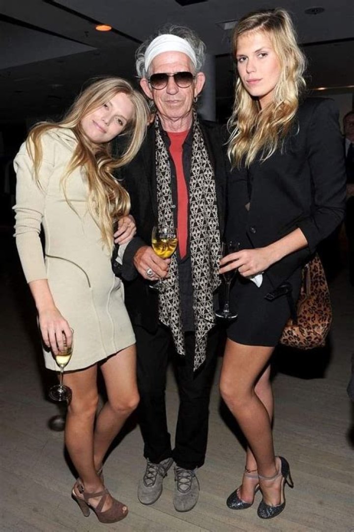 These are Keith Richards daughters. When they pass away he Will inherit