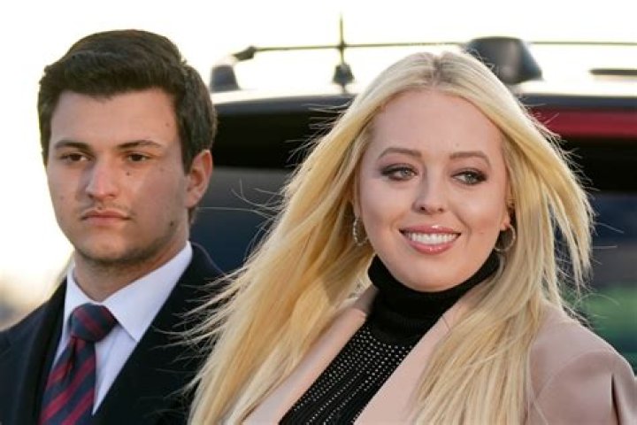 Tiffany Trump Wears Turtleneck Dress With Fianc&eacute; at Farewell Event