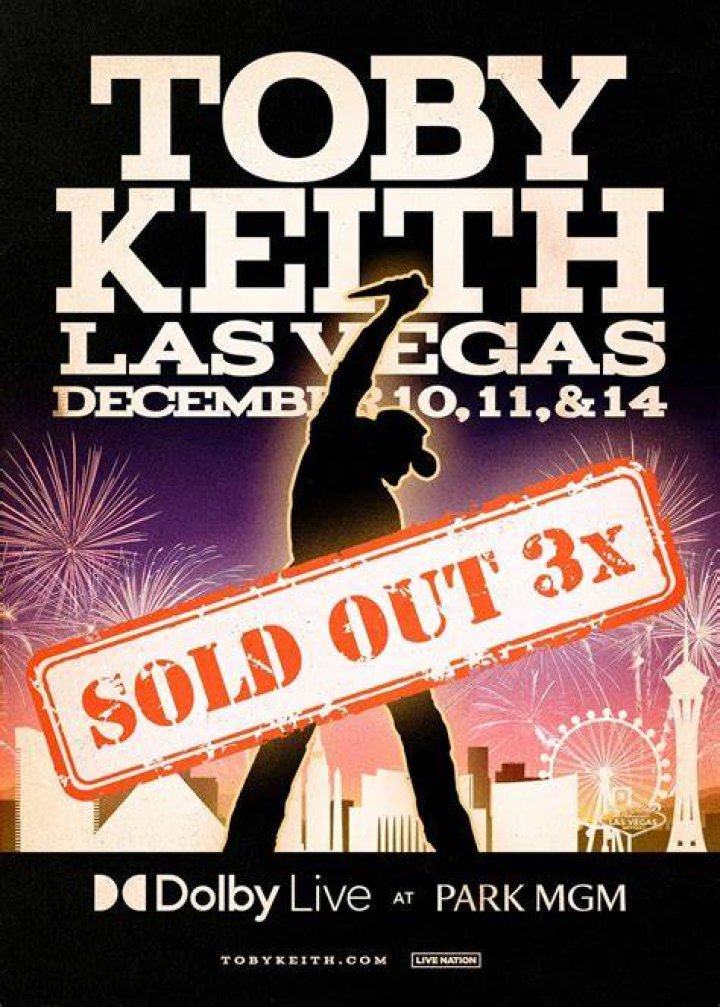 Toby Keith sells out 2 shows in 2 minutes, adds third show
