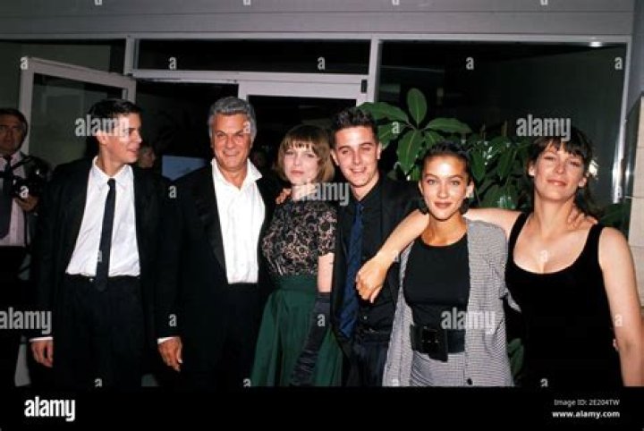 Tony Curtis et les enfants Ben Curtis, Kelly Curtis, Nicholas Curtis