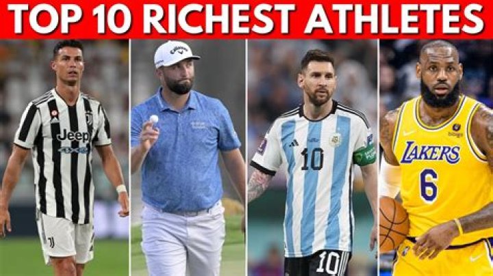 Top 10 RICHEST Athletes of All Time YouTube