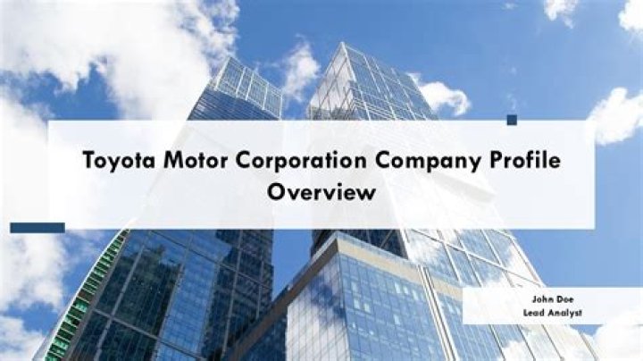 Toyota Motor Corporation Profile 2023 Images Facts Rumors Updates