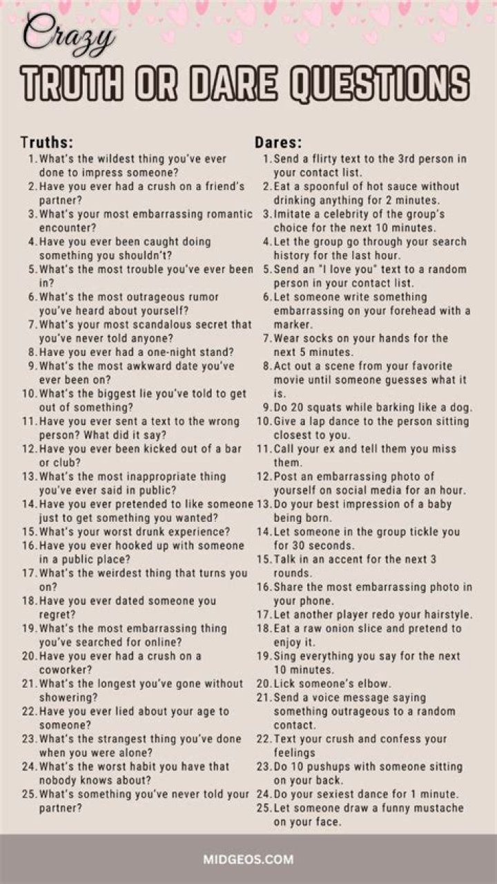 Truth Or Dare Adults Questions Generator Truth or Dare FAQ