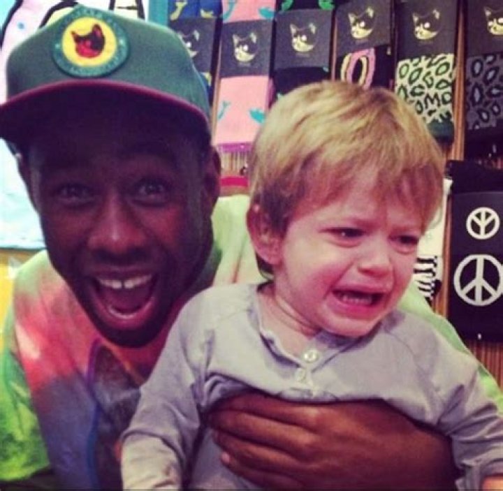 Tyler the Creator and baby wolf Chloe Clancy