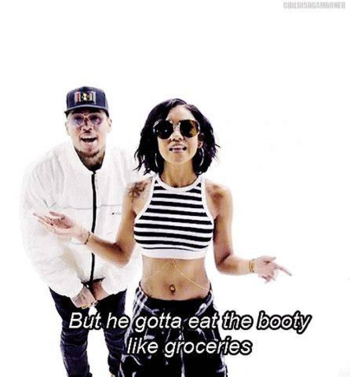 U gotta eat the booty like groceries. Hahahaha )