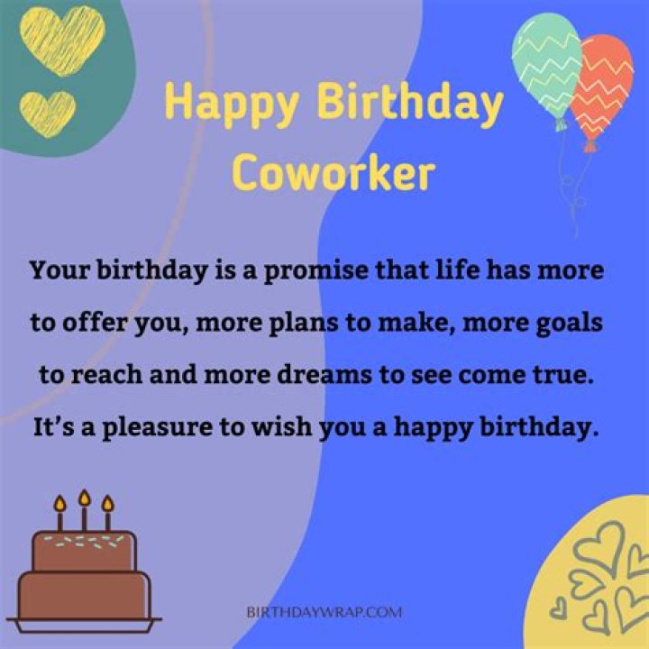 Unique Birthday Wishes For Your Coworker Friend
