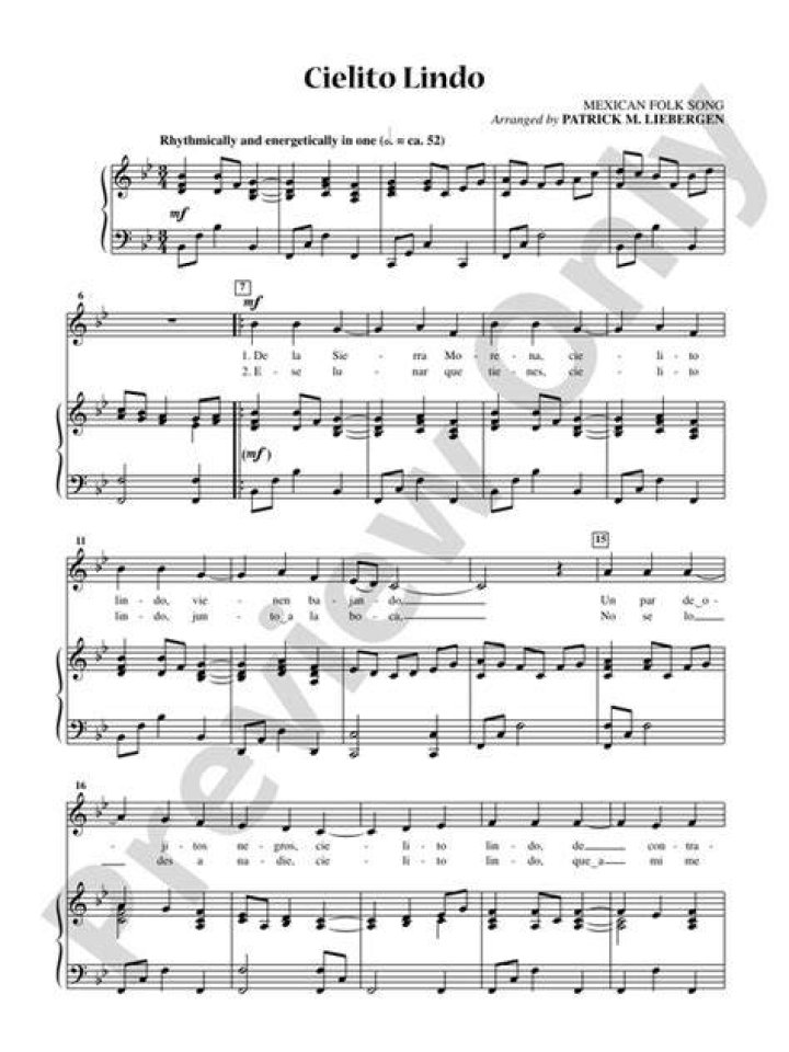 Unraveling The Charm Of Cielito Lindo Lyrics