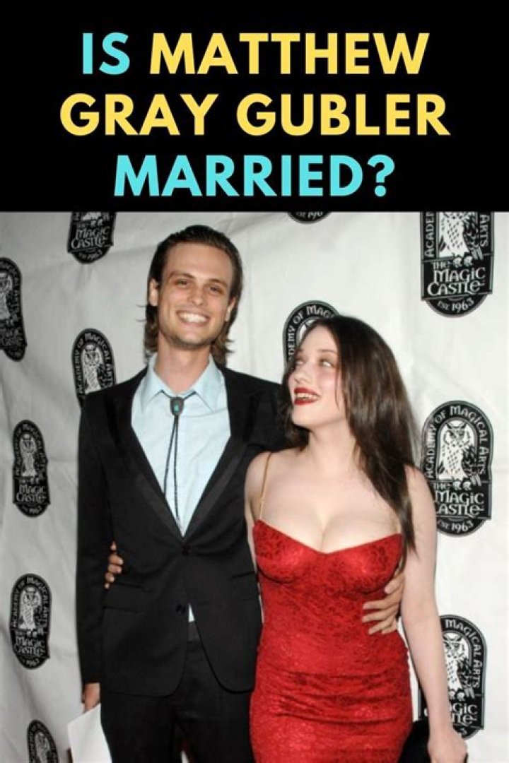 Unraveling The Mystery: Who Is Matthew Gray Gubler's Wife?
