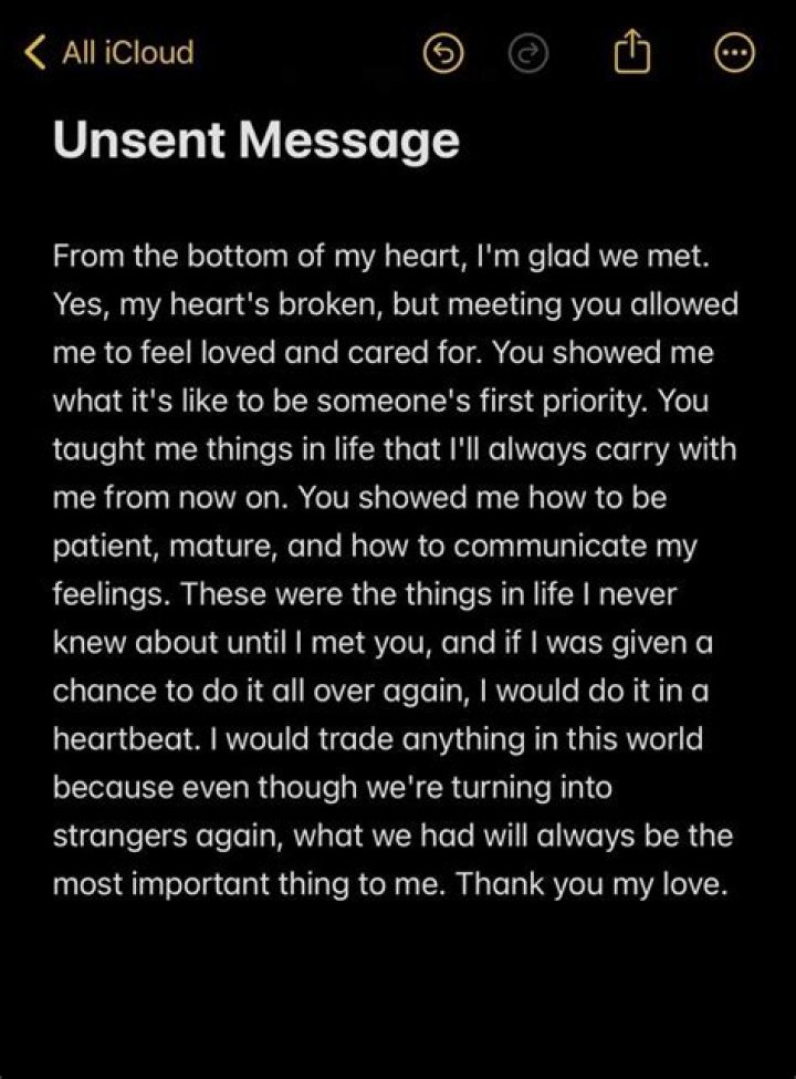 Unsent Messages To Amanda