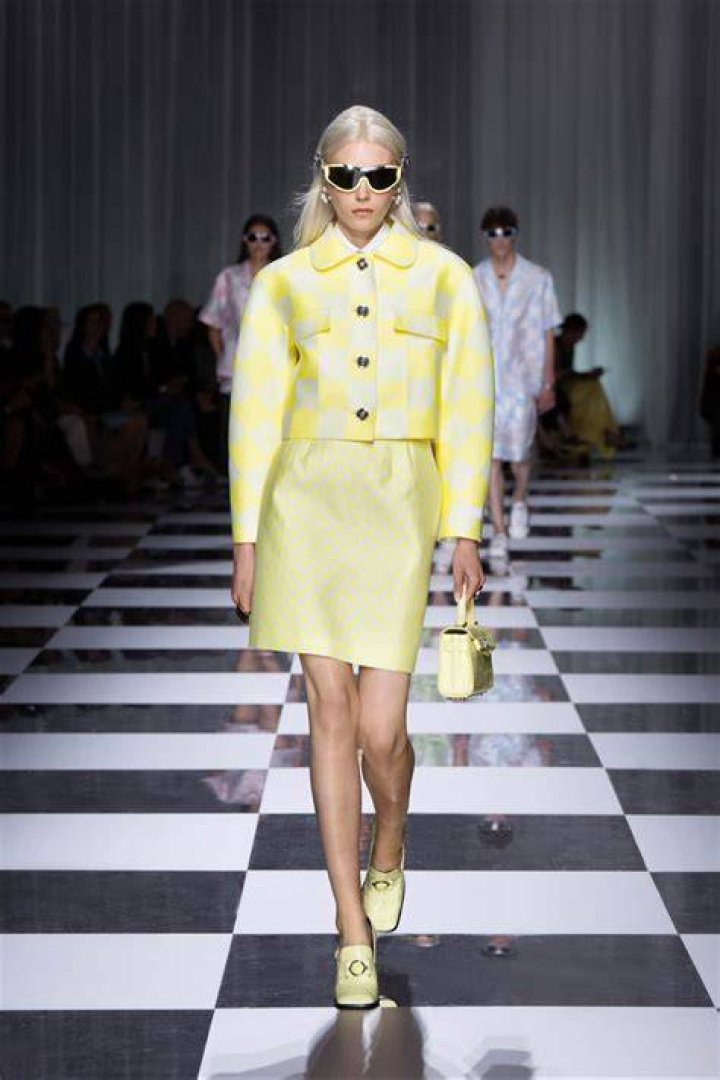 Versace Spring Summer 2024 Models Alyse Bertine