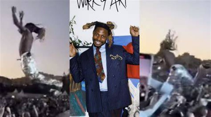 VIDEO Moment singer Asake dashed off stage after guard&rsquo;s gun went
