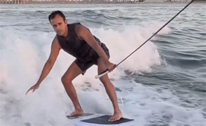 Viral Video Vivek Ramaswamy Was Challenged To Surf In A Suit. This