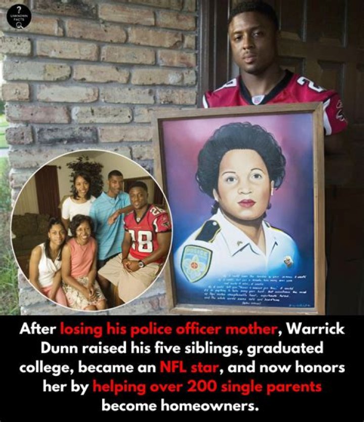Warrick Dunn, a Former NFL Player, Raised His Siblings While Attending College and Playing in