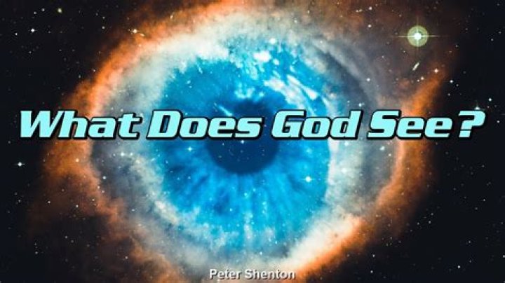 What does God see when He looks at me?