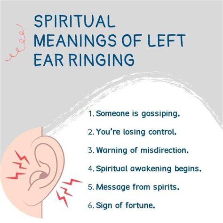 What is ringing in left ear meaning? Things Meaning