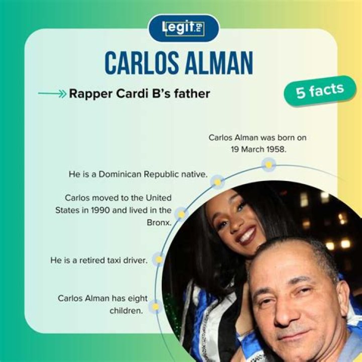 Who is Carlos Alman? Get to know more about Cardi B&rsquo;s father Legit.ng