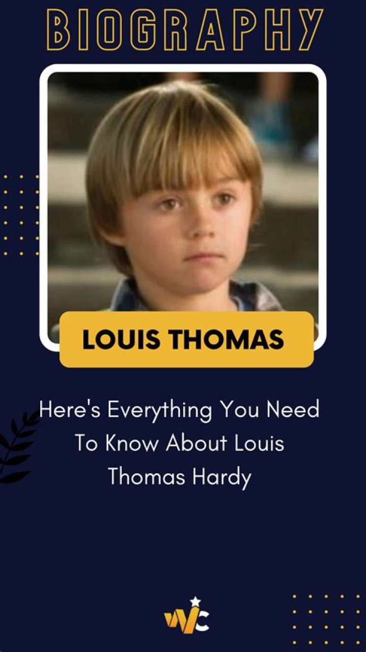 Who is Louis Thomas Hardy? 10 interesting facts about Tom Hardy's son