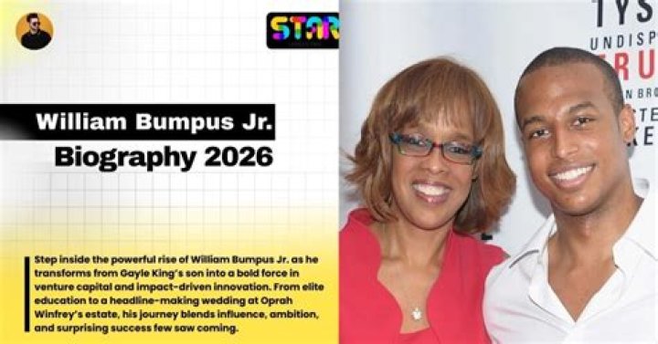 William Bumpus Biography; Net Worth And Age Of Gayle King's ExHusband