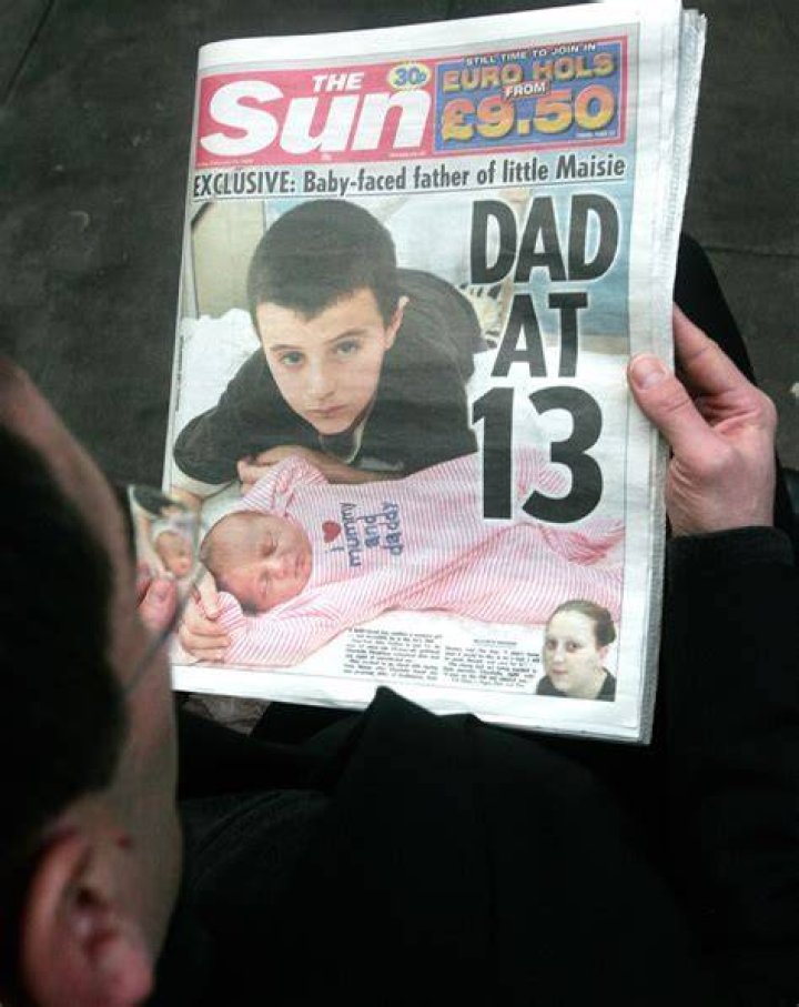 Worlds youngest father just 13 MARAPOVA