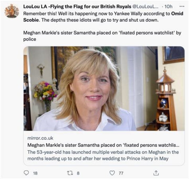 Yankee Wally V Omid Scobie 2022 Sadie Quinlan & Met Police